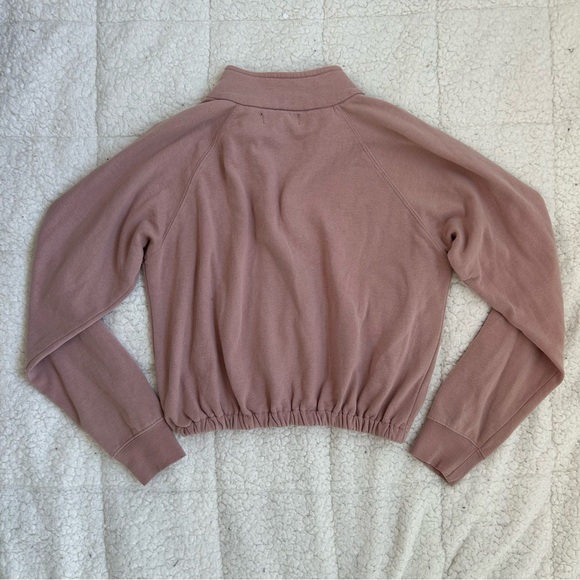 L.A. HEARTS - Women's Pink Quarter Zip Sweater - Picture 7 of 11